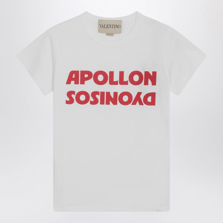 Shirts &amp; Tops Valentino - White T-shirt with Apollon/Dionysus print Brand