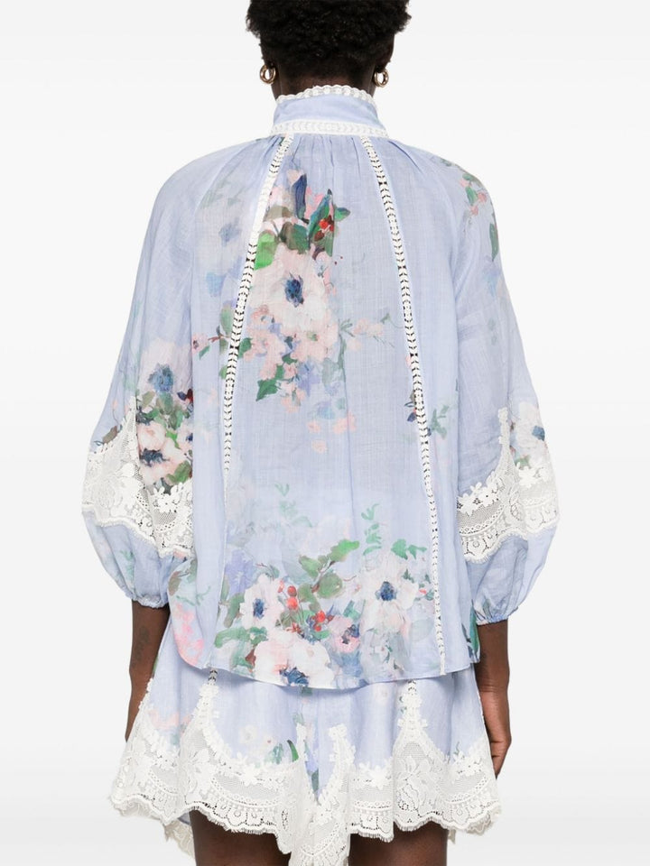 Zimmermann Shirts Zimmermann Shirts Clear Blue Zimmermann Shirts Clear Blue Brand