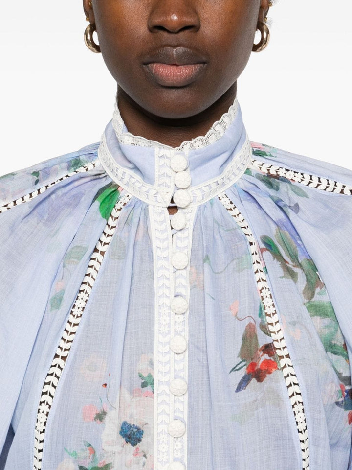 Zimmermann Shirts Zimmermann Shirts Clear Blue Zimmermann Shirts Clear Blue Brand