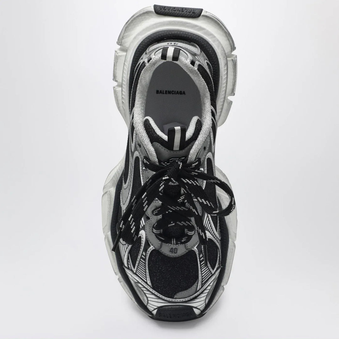 Balenciaga - 3XL Sneakers in black and silver with glitter Brand Shoes