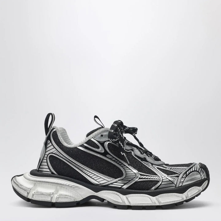 Balenciaga - 3XL Sneakers in black and silver with glitter Brand Shoes 39 IT