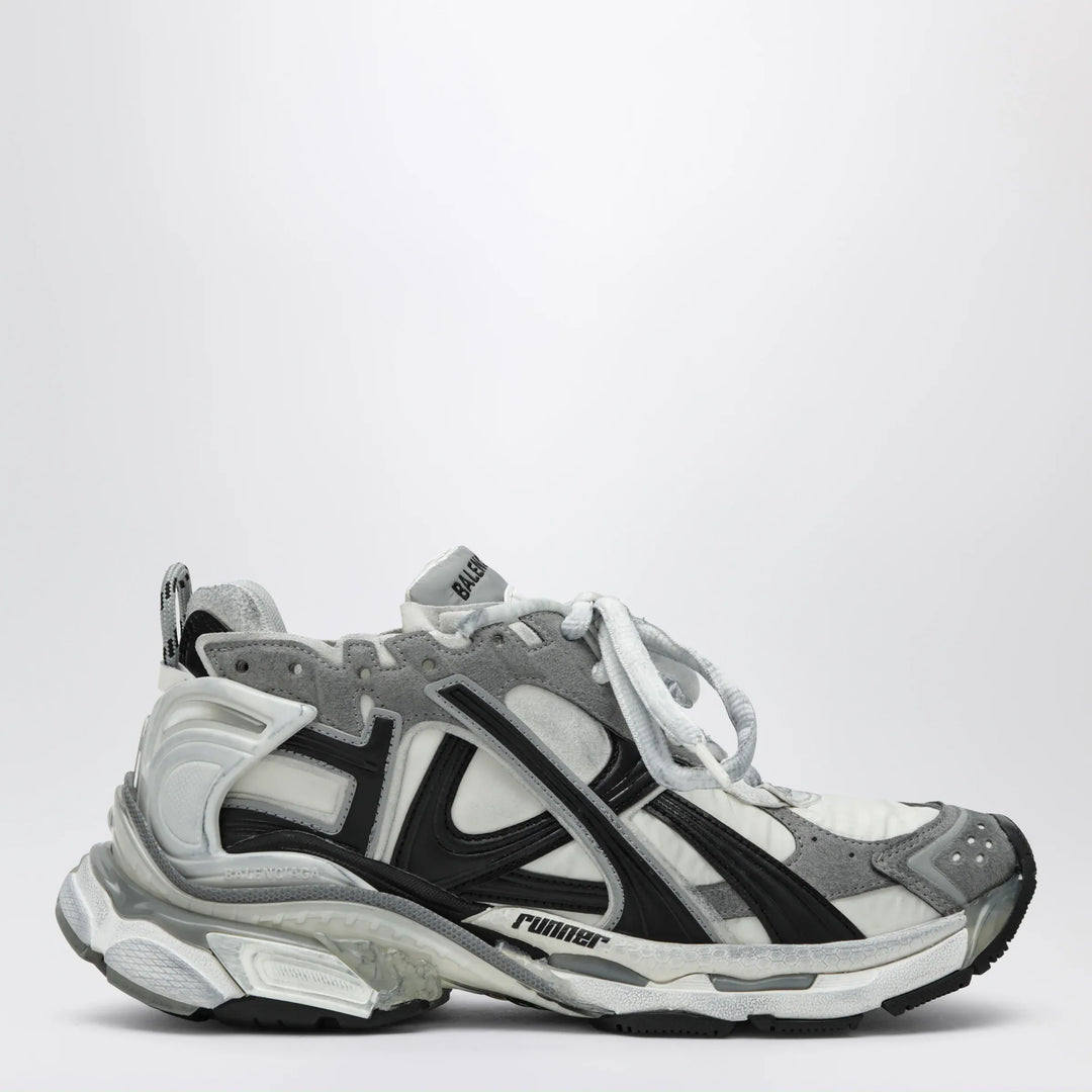 Balenciaga - Grey/white/black Runner sneakers in nylon Brand Shoes 36 IT