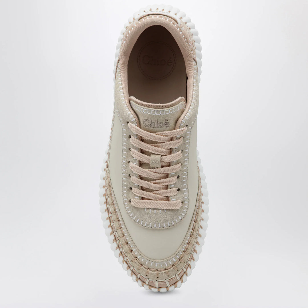 Chloé - Nama Sneakers in Blushy Grey Brand Shoes