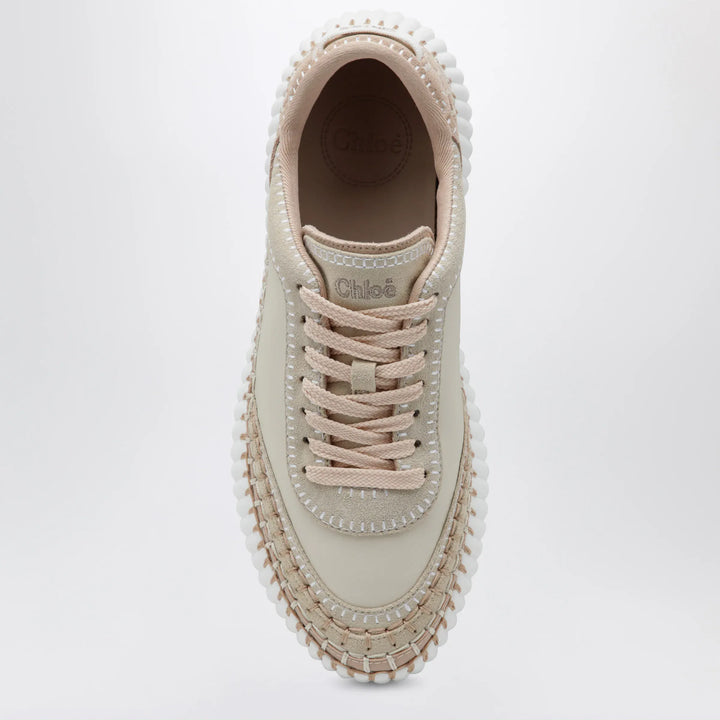 Chloé - Nama Sneakers in Blushy Grey Brand Shoes