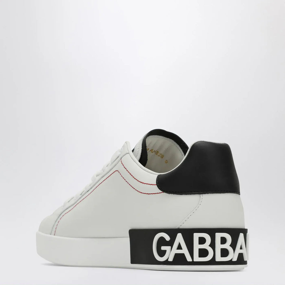 Dolce&amp;Gabbana - Portofino white/black leather Sneakers Brand Shoes