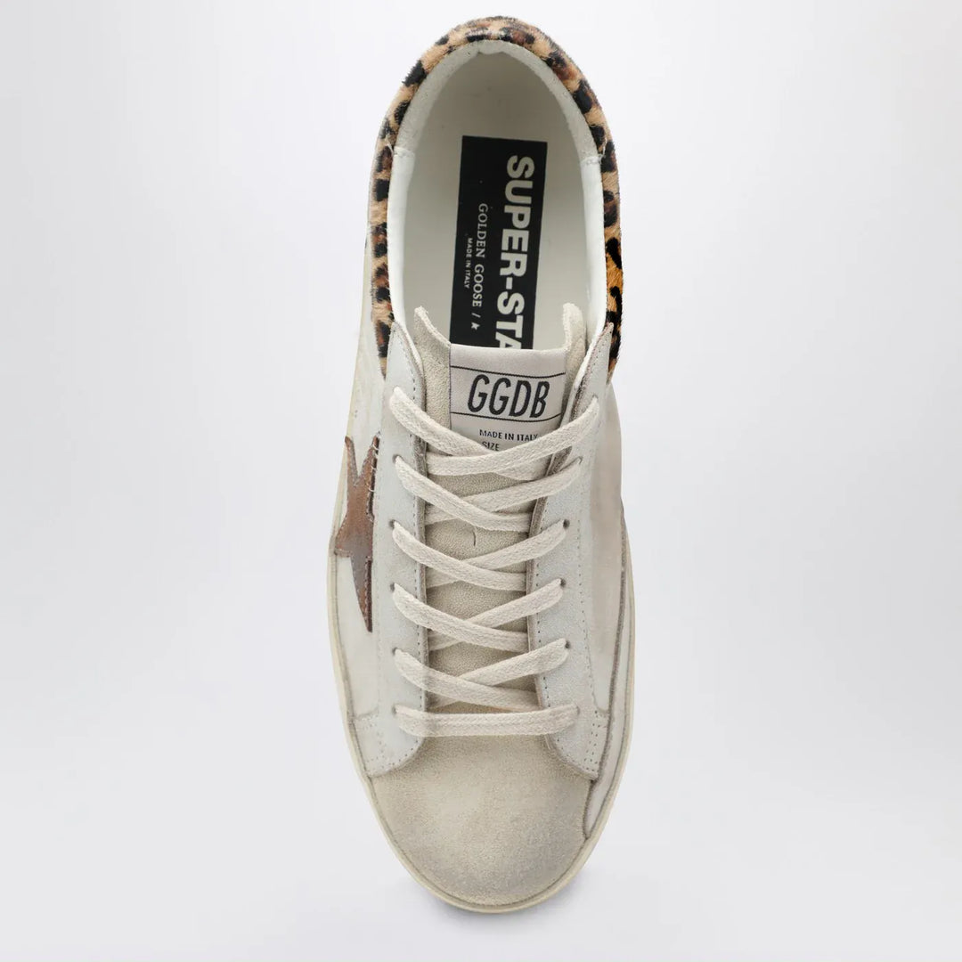 Golden Goose - Super-Star beige Sneakers with pony hair details Brand Shoes