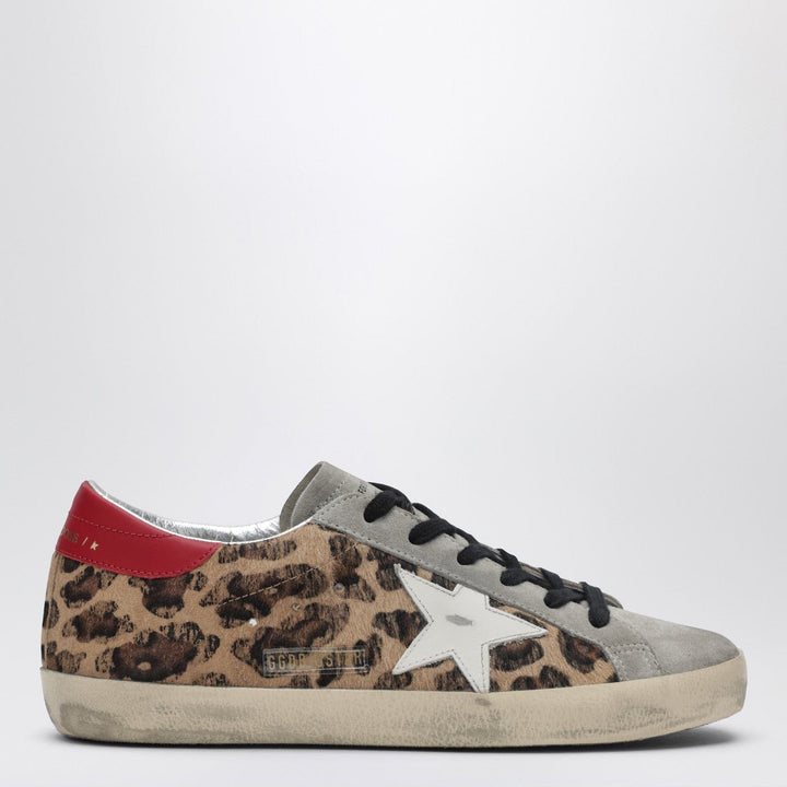 Shoes Golden Goose - Super-star sneakers in leopard-print pony hair Brand