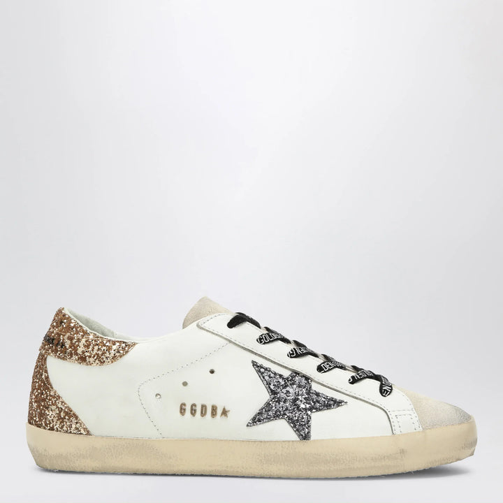 Golden Goose - White/silver/gold Super-Star Sneakers Brand Shoes 35 IT
