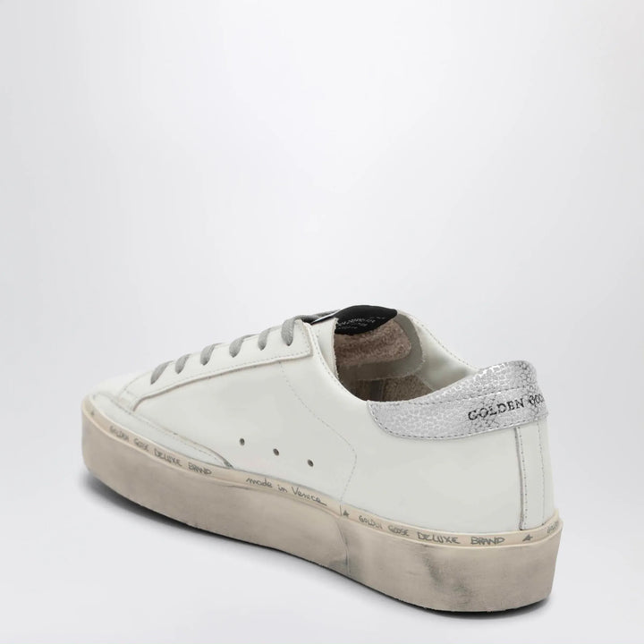 Golden Goose - White/silver Hi-Star Sneakers Brand Shoes