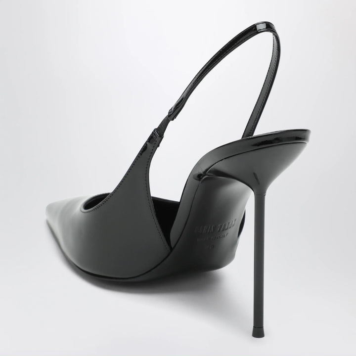 Paris Texas - Lidia slingback pumps in black patent leather Brand Shoes