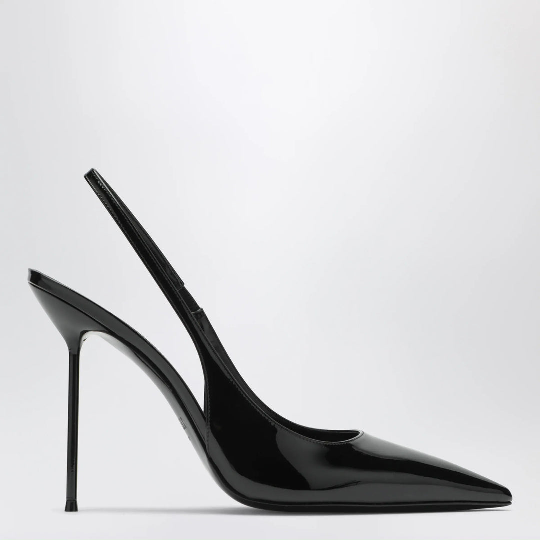 Paris Texas - Lidia slingback pumps in black patent leather Brand Shoes 36,5 IT