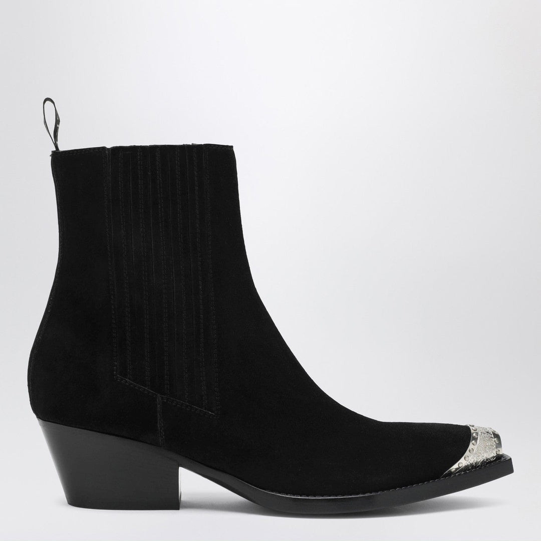 Shoes Sartore - Black suede Wax ankle boot Brand