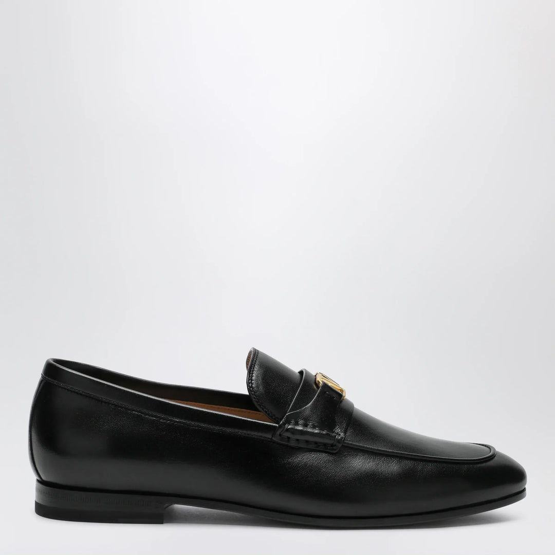 Valentino Garavani - Black VLogo Signature loafers in nappa leather Brand Shoes 40,5 IT