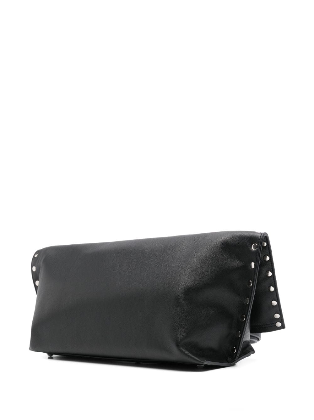 Zanellato Shopper UNI Zanellato Bag Foldover Top Zanellato Bag Foldover Top Black Italian Leather at Italian Luxury Group Brand