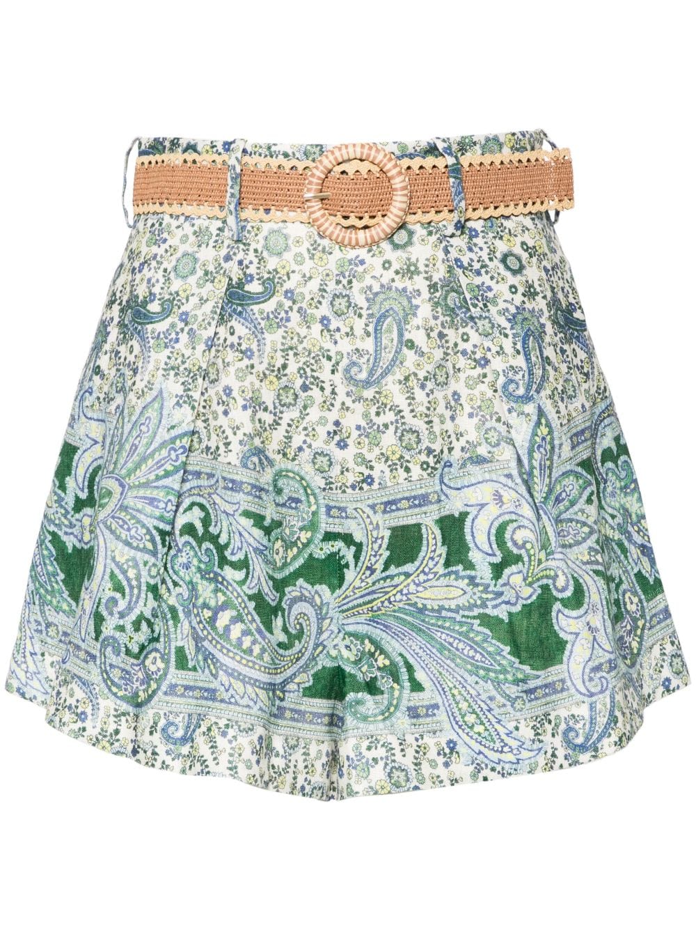 Zimmermann Short trousers 0 Zimmermann Shorts Green Zimmermann Shorts Green Brand