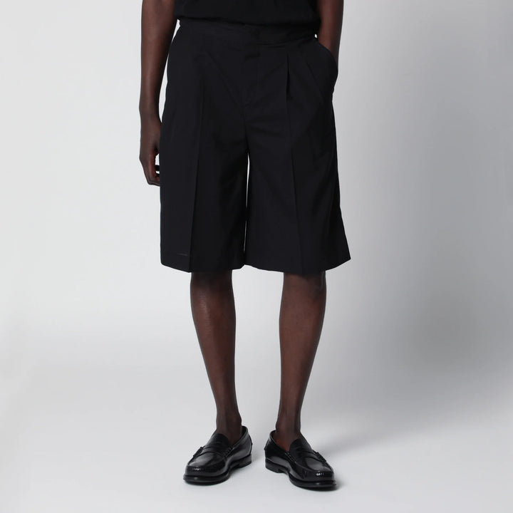 PT Torino - Black cotton Bermuda shorts Brand Shorts 46 IT