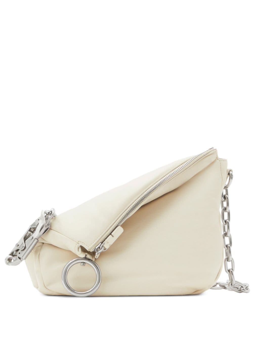 Burberry Shoulder UNI Burberry Shoulder Bags Burberry White Bags lambskin bag with ring embellishment and silver-tone hardware Brand