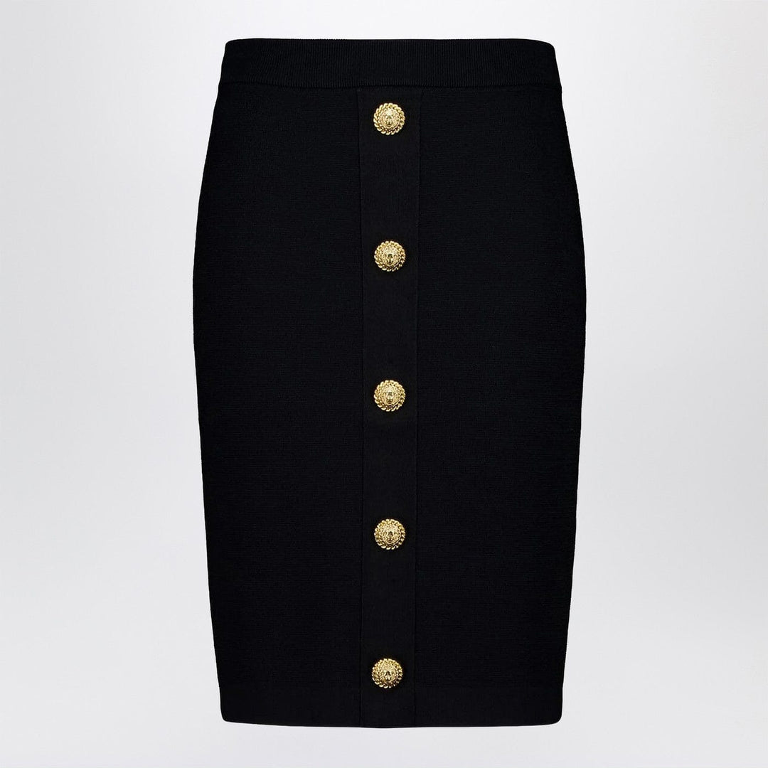 Skirts 44  FR Balmain - Black tweed pencil skirt Brand