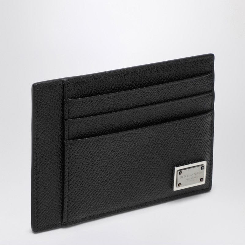 Dolce & Gabbana Small Leather Goods UNI Dolce & Gabbana Dolce&Gabbana Black card holder with logo plaque Dolce & Gabbana Dolce&Gabbana Black card holder with logo plaque Brand