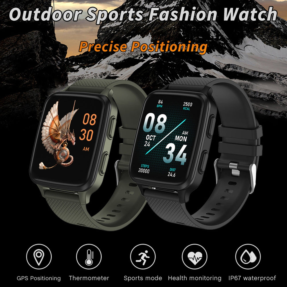 Italian Luxury Group Smart Watches Intelligent Heart Rate Monitoring Smartwatch Blood Oxygen Body Temperature Brand