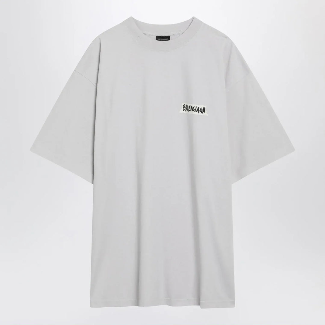Balenciaga - White Masking Tape T-shirt with medium fit Brand T-shirt S