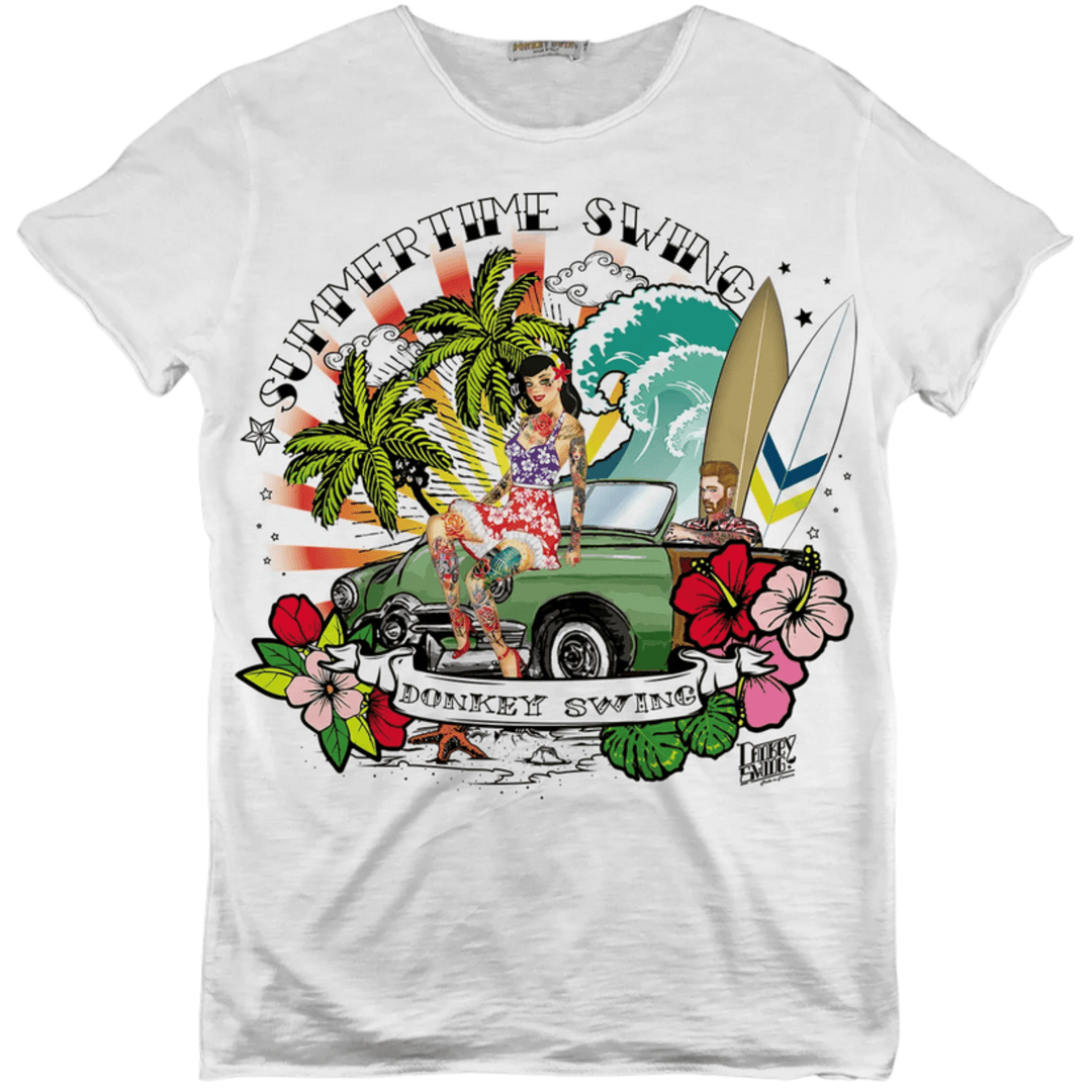 Vintabros T-shirt Vintabros Summertime Swing Men Crew neck T-shirt Brand