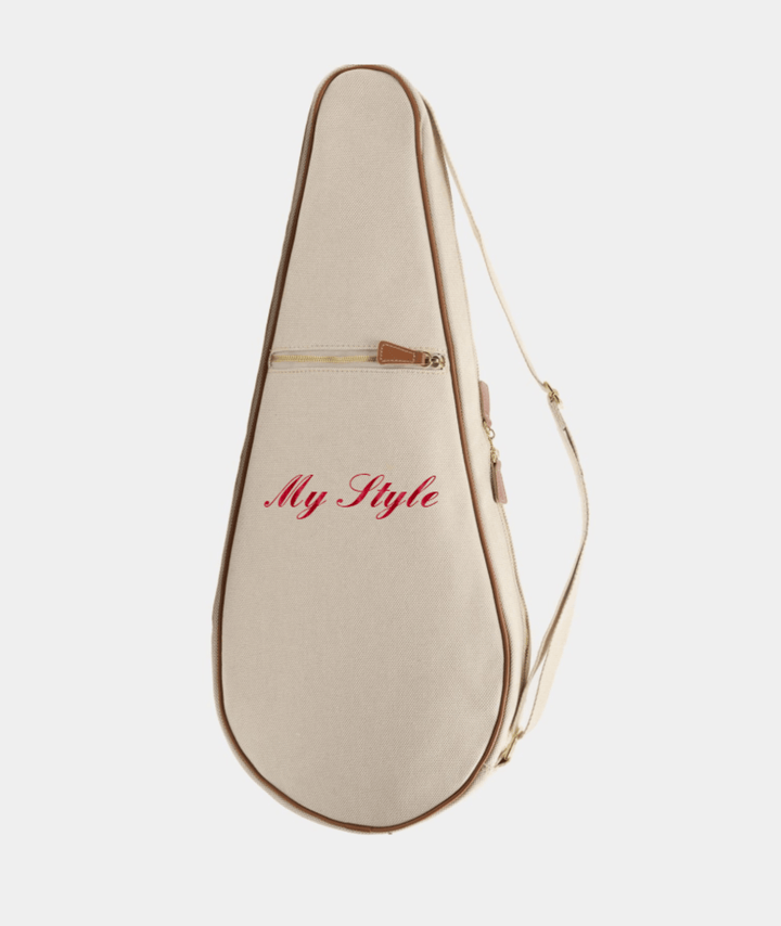 My Style Bags Personalised Tennis Racket Bag Panamone – Natural Brand Tennis Bag