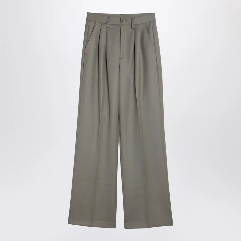 ANINE BING - Khaki wool trousers Brand Trousers 38