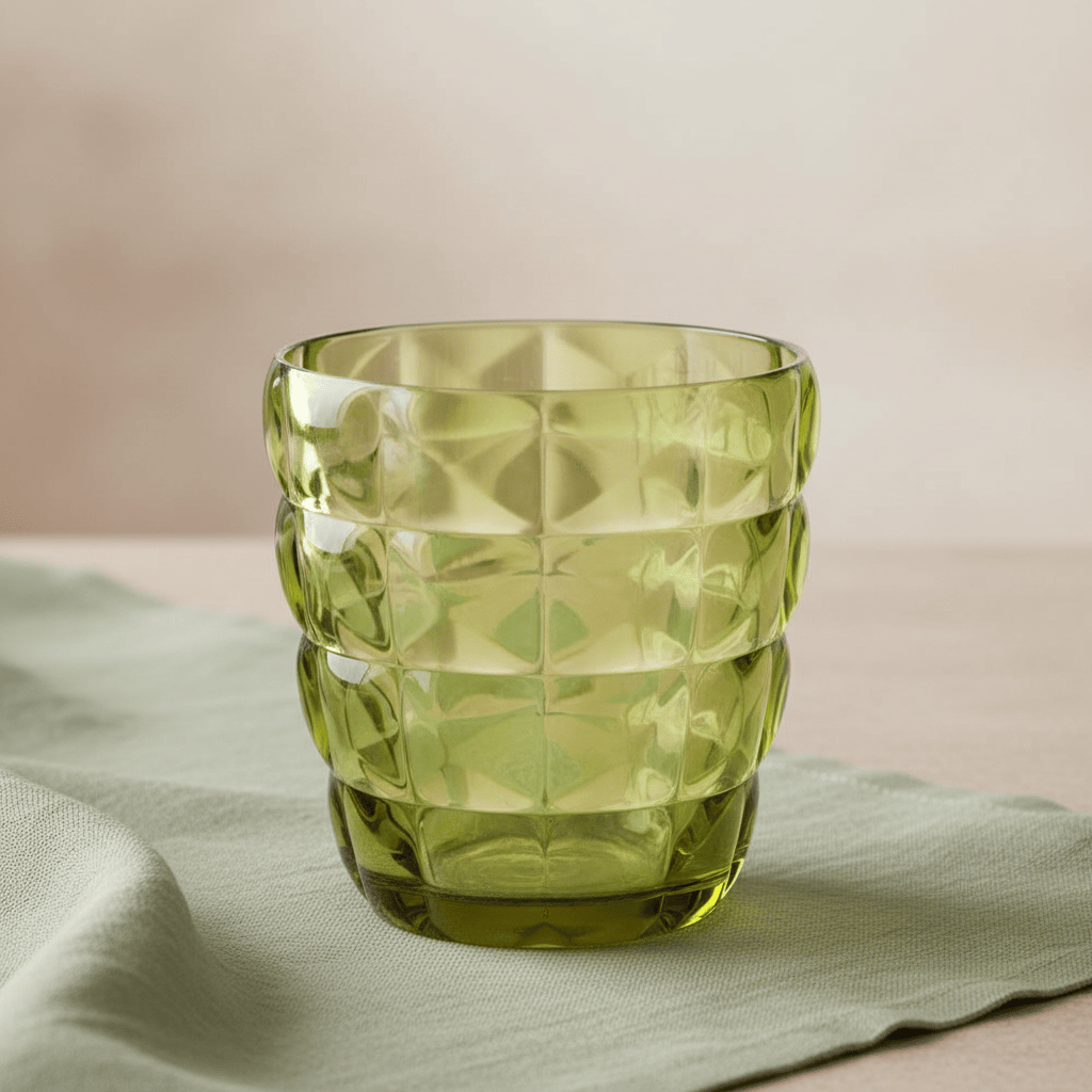 Mario Luca Giusti Diamante Set of 5 Tumblers Light Green Brand Tumblers
