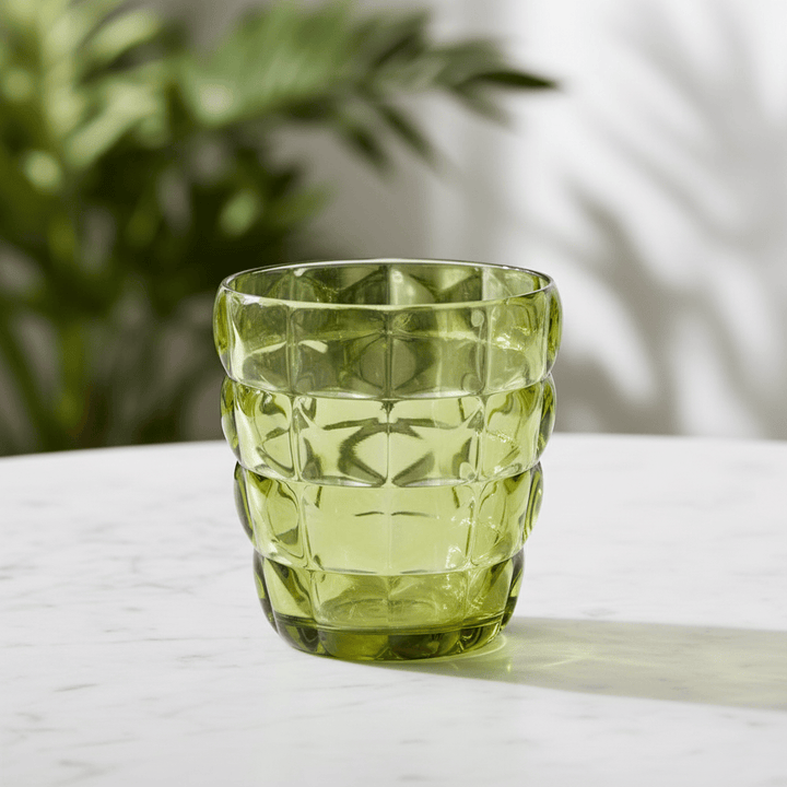 Mario Luca Giusti Diamante Set of 5 Tumblers Light Green Brand Tumblers