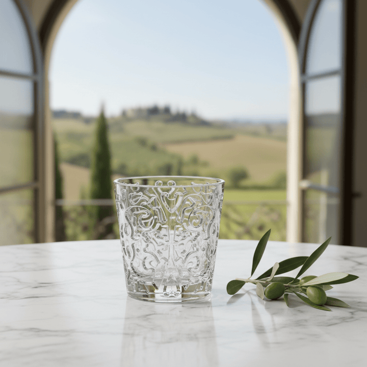 Mario Luca Giusti Siviglia Set of 2 Tumblers Clear Brand Tumblers
