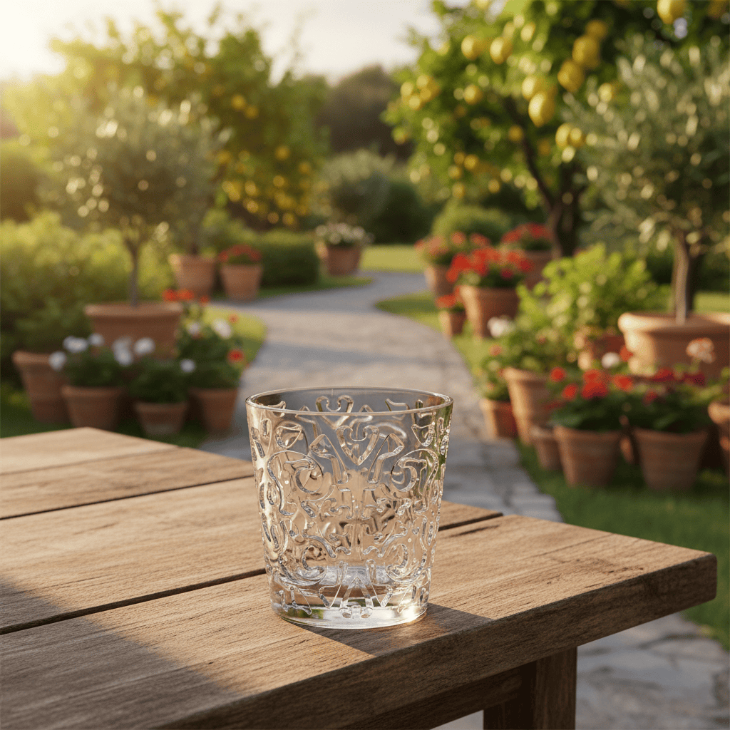 Mario Luca Giusti Siviglia Set of 2 Tumblers Clear Brand Tumblers