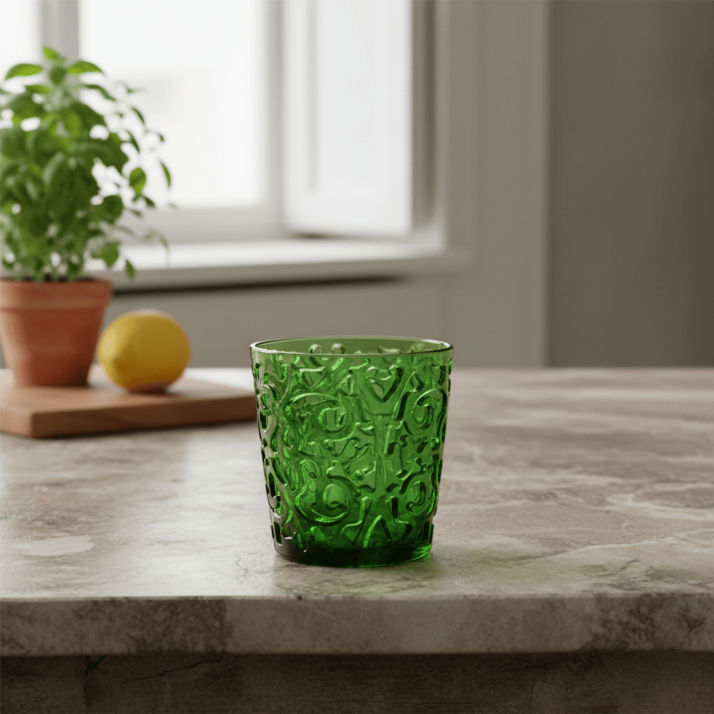 Mario Luca Giusti Siviglia Set of 2 Tumblers Green Brand Tumblers