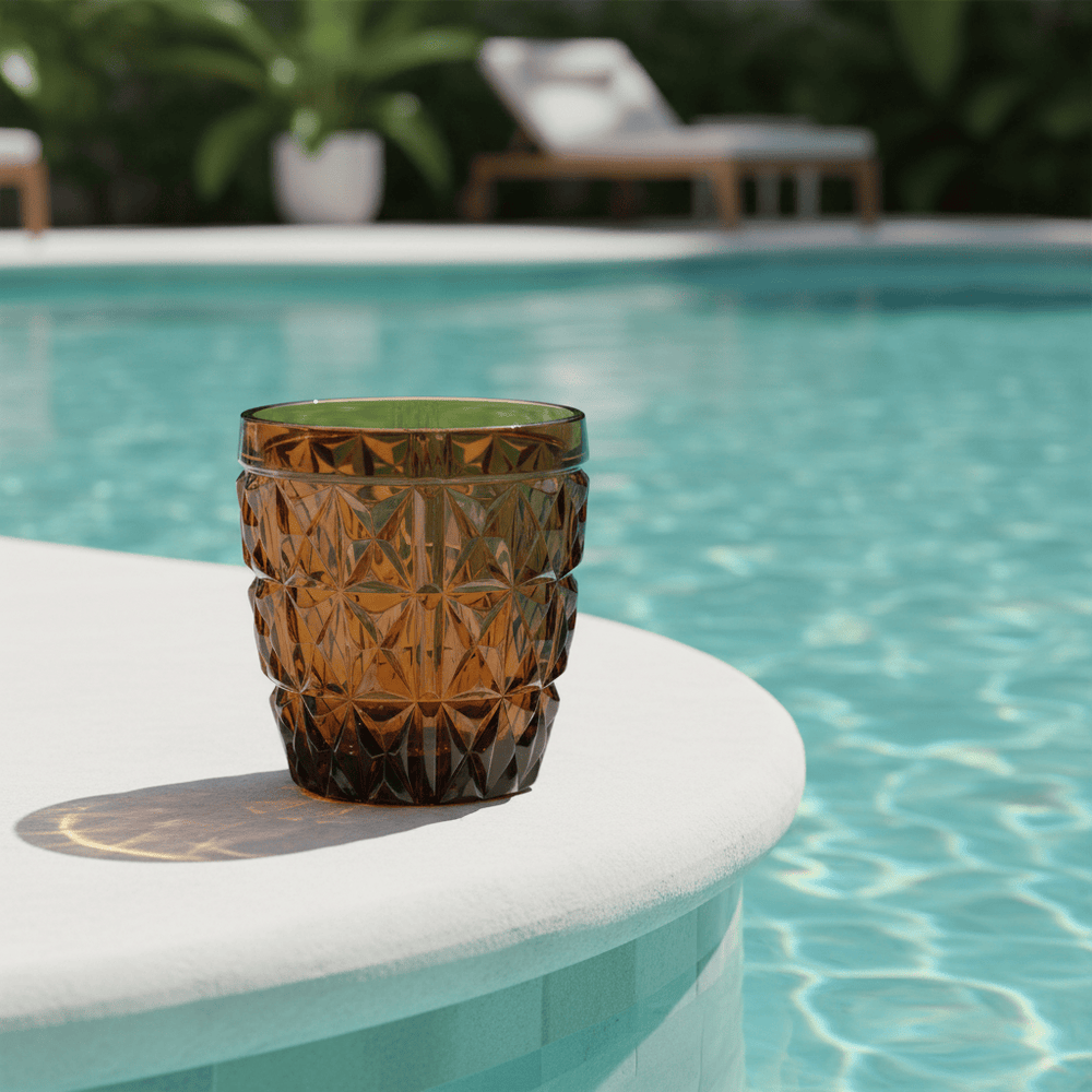 Mario Luca Giusti Stella Set of 2 Tumblers Amber Brand Tumblers