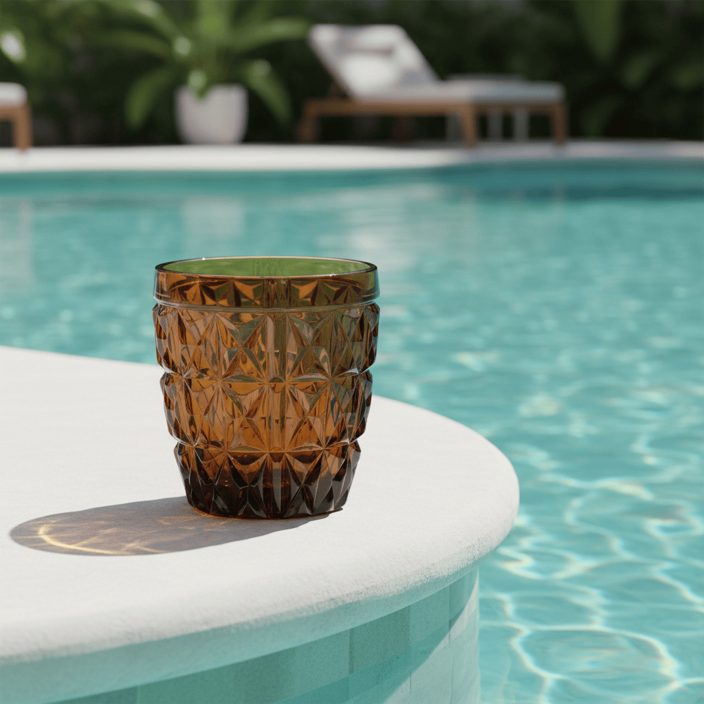 Mario Luca Giusti Stella Set of 2 Tumblers Amber Brand Tumblers