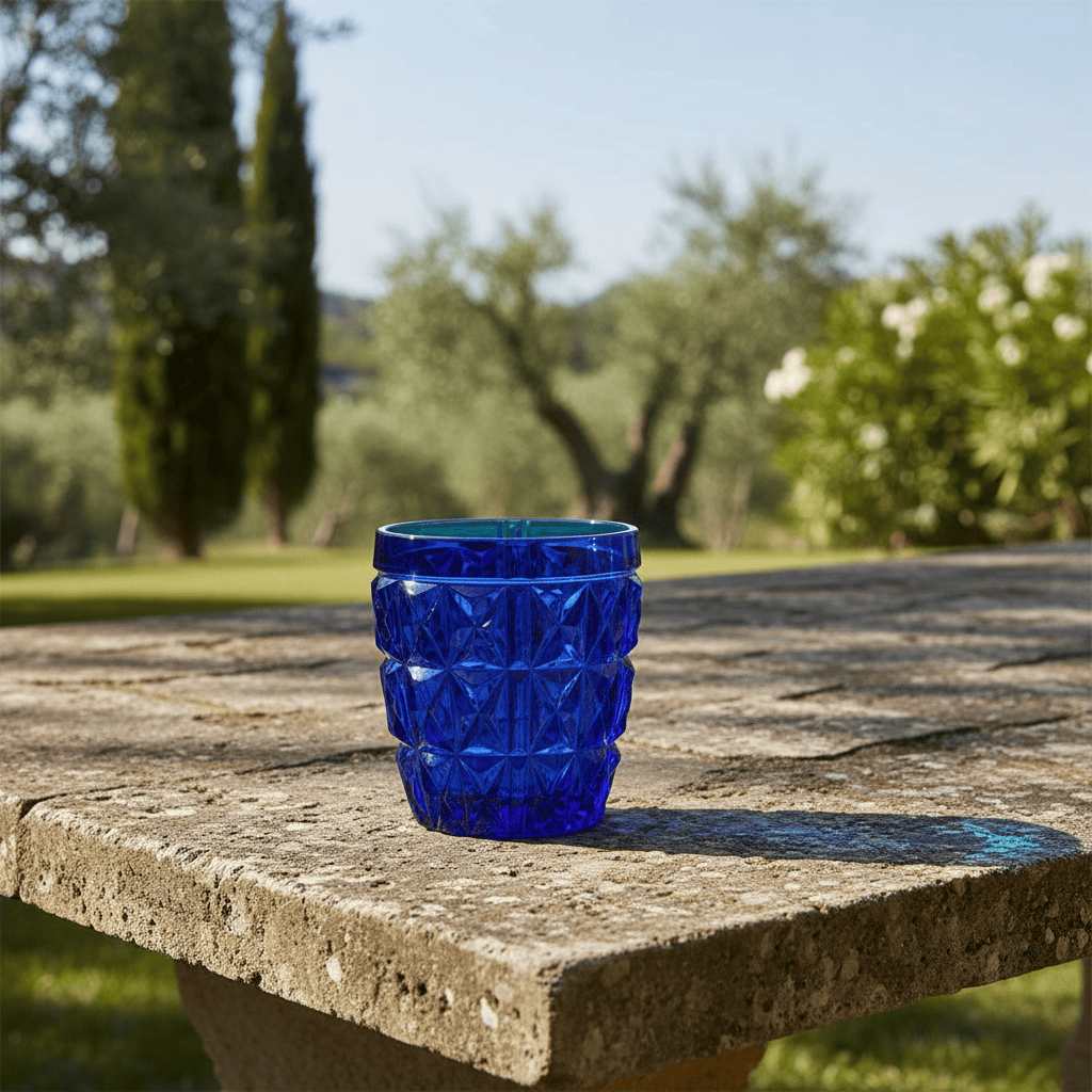 Mario Luca Giusti Stella Set of 2 Tumblers Royal Blue Brand Tumblers
