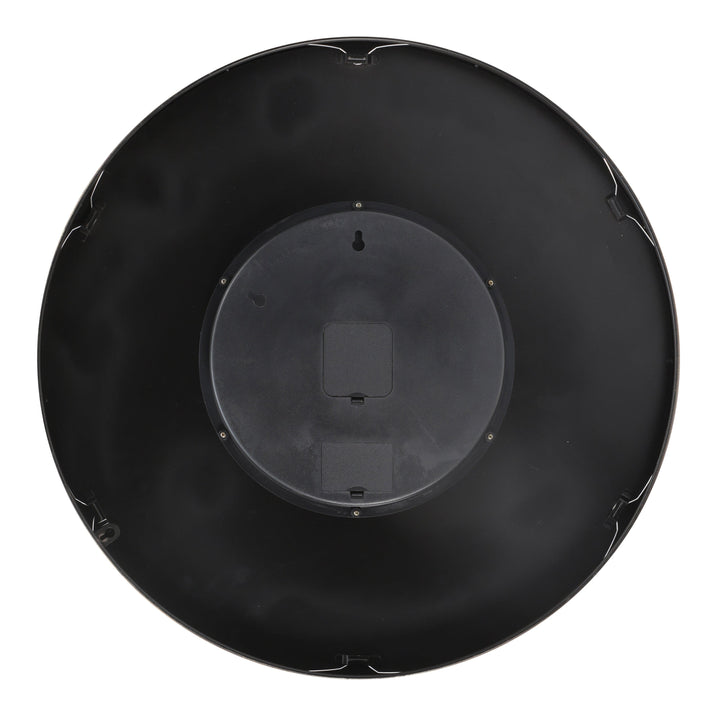 Chilli Wall Clock Robespierre Round Industrial Age Wall Clock Black w Natural Brand