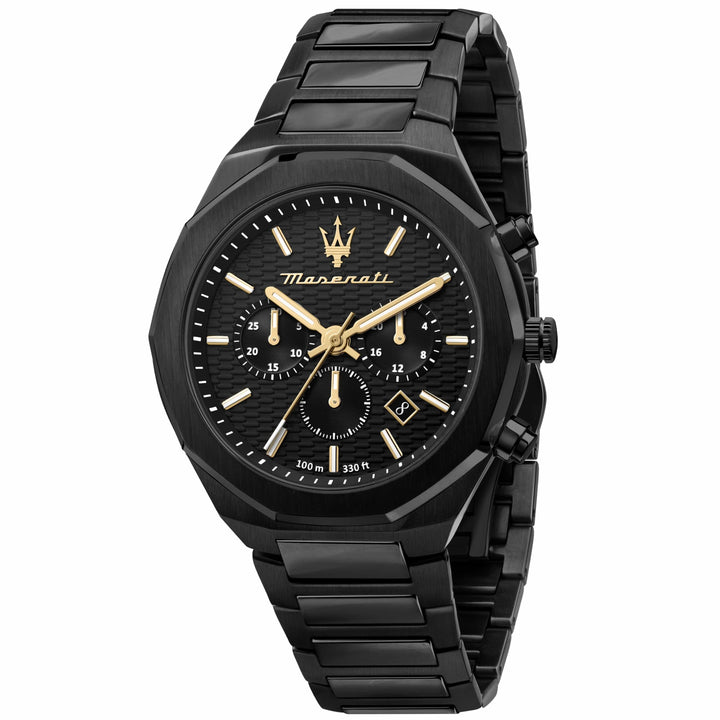 Maserati Watch Maserati Stile Black Chronograph Watch Brand