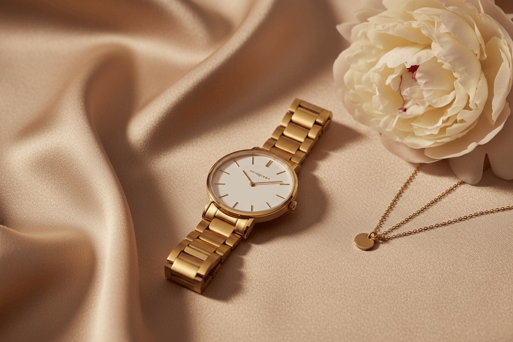 Nordgreen Women's Native 32mm 5 Link Bracelet Gold Dress Watch Brand Watch
