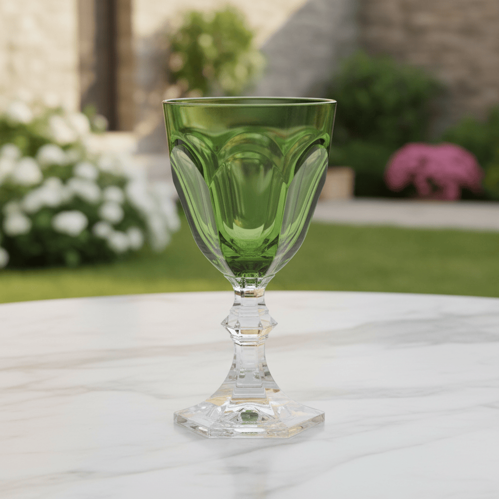 Mario Luca Giusti Dolce Vita Set of 2 Water Glass Green Brand Water Glass