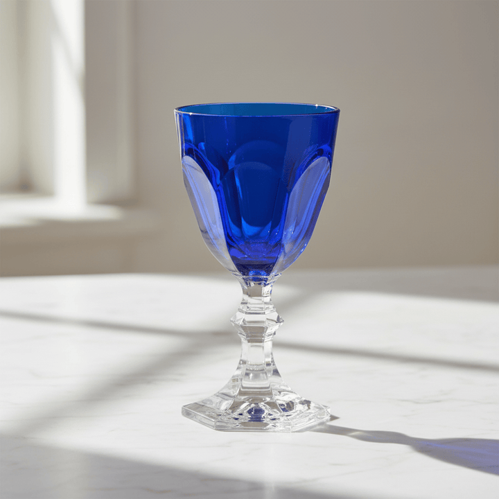 Mario Luca Giusti Dolce Vita Set of 2 Water Glass Royal Blue Brand Water Glass