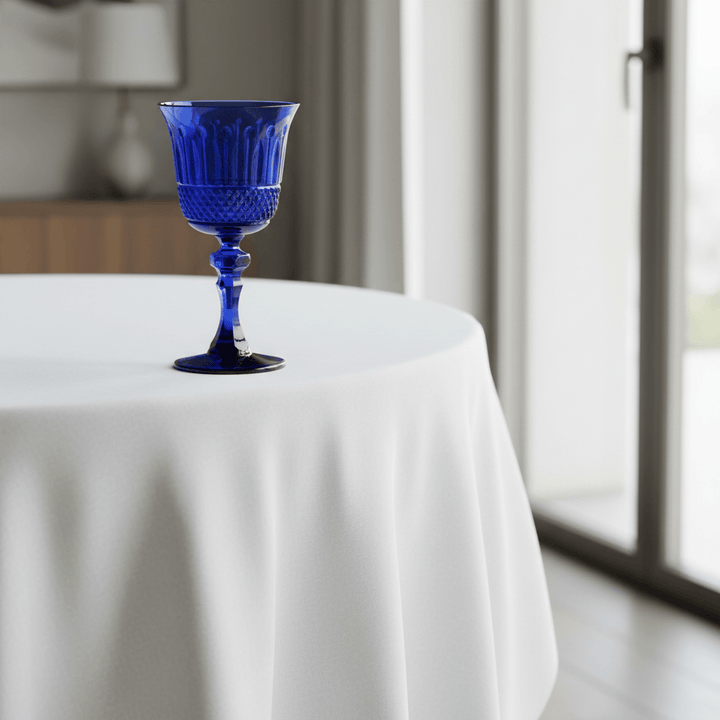 Mario Luca Giusti Nuova Italia Set of 2 Goblet Royal Blue Brand Water Glass
