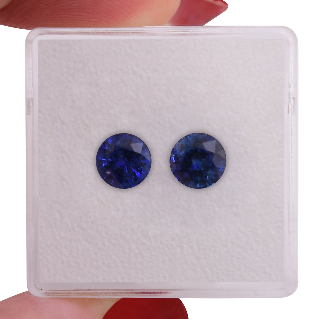 2.11 Carat Blue SRI LANKAN Round Sapphire