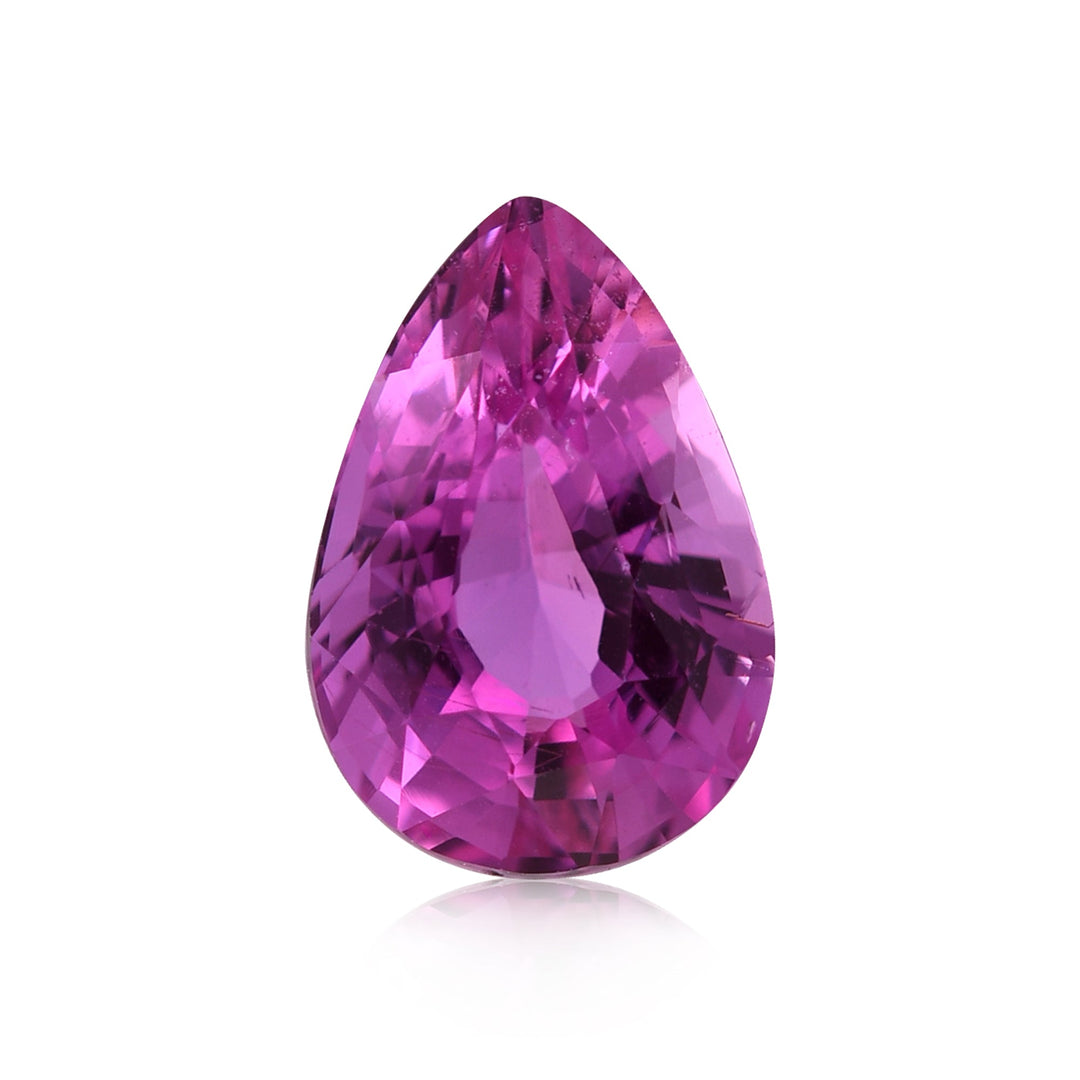 3.54 Carat Pink MADAGASCAR Pear Sapphire CD