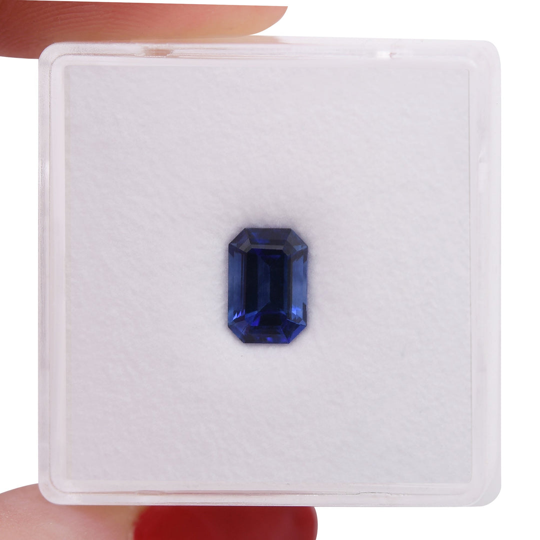 1.31 Carat Blue SRI LANKAN Cushion Sapphire