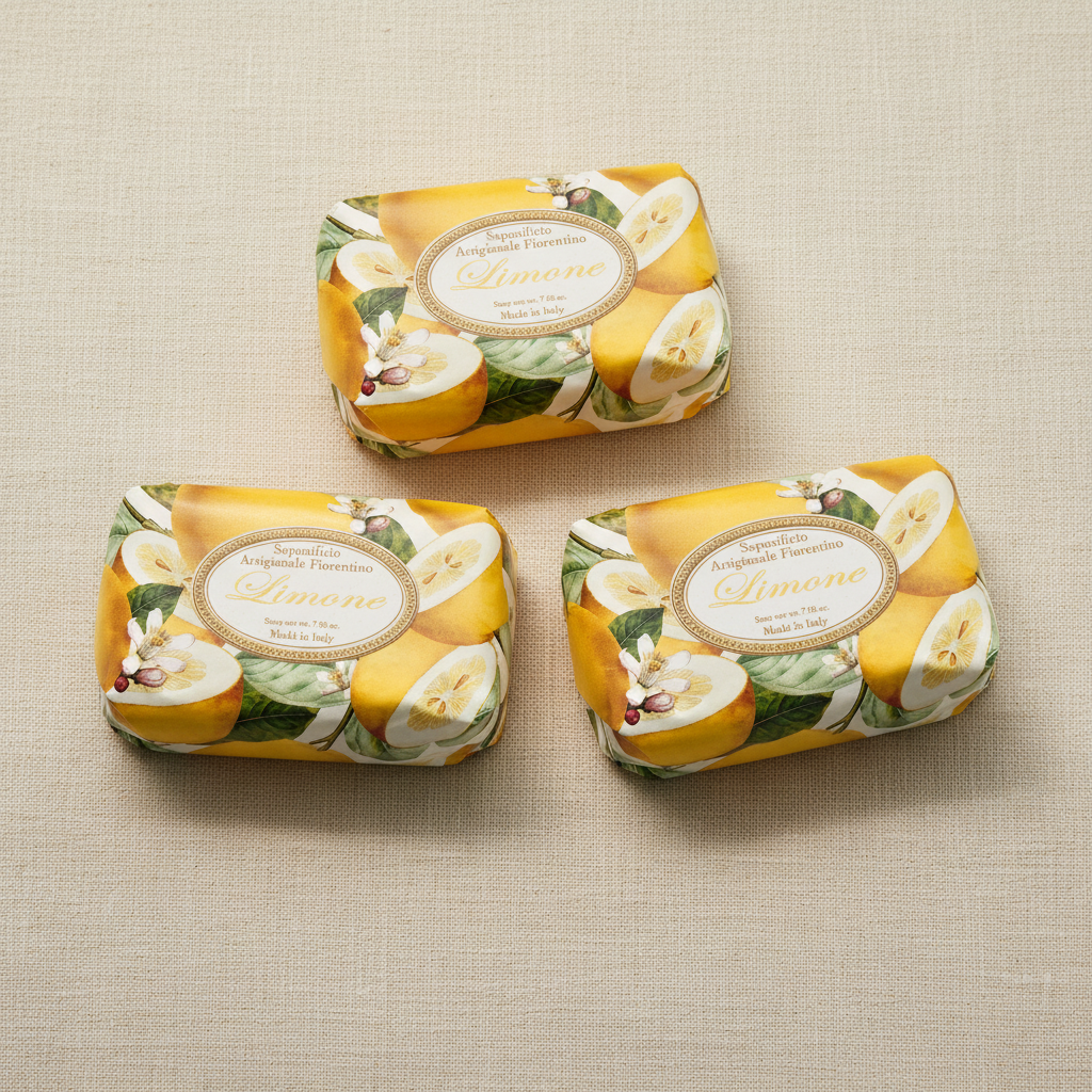 Lemon Soap - Cream Linen