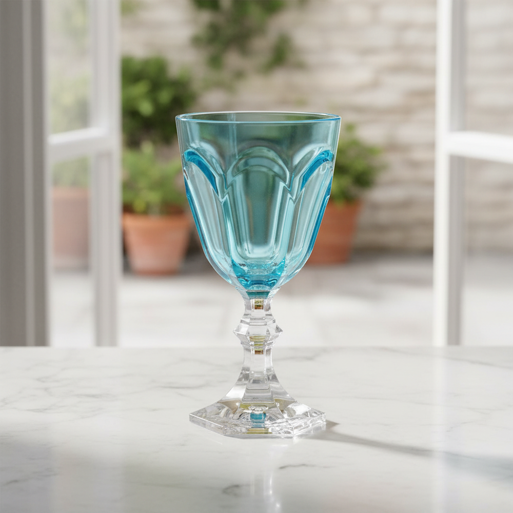 Turquoise Goblet on Marble